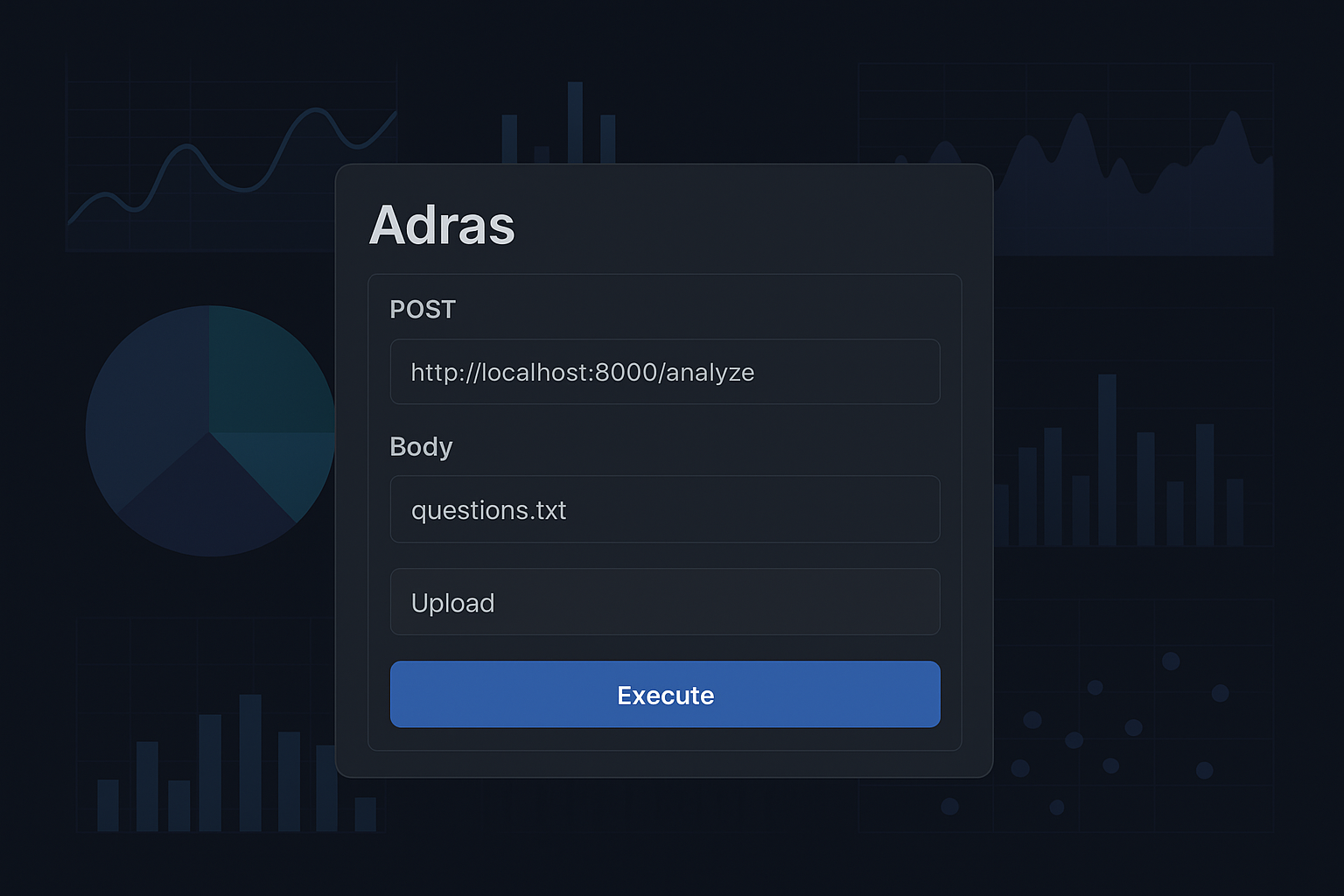 Adras — Autonomous Data Analyst API